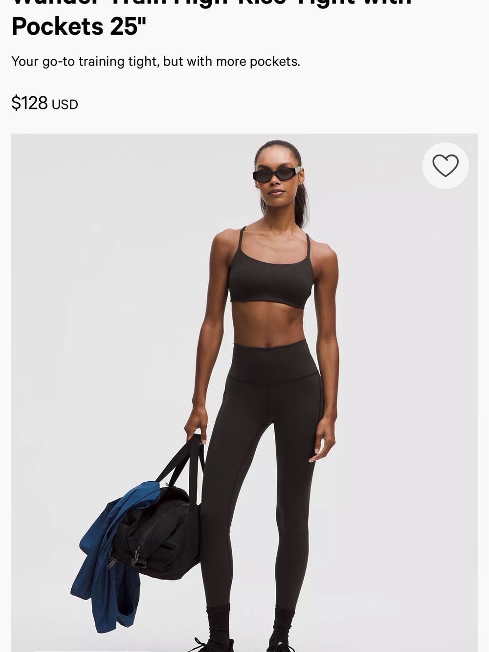 lululemon athletica Black High-Rise Leggings